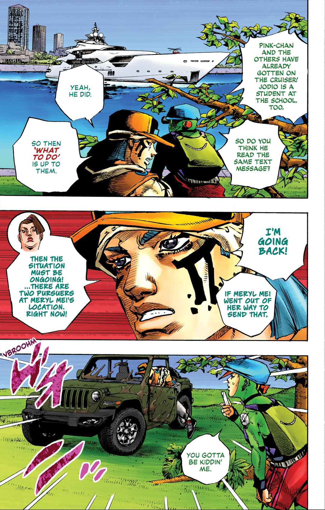 JoJo no Kimyou na Bouken Dai-9-bu: The JOJOLands Color-ban Chapter 22 - Page 36