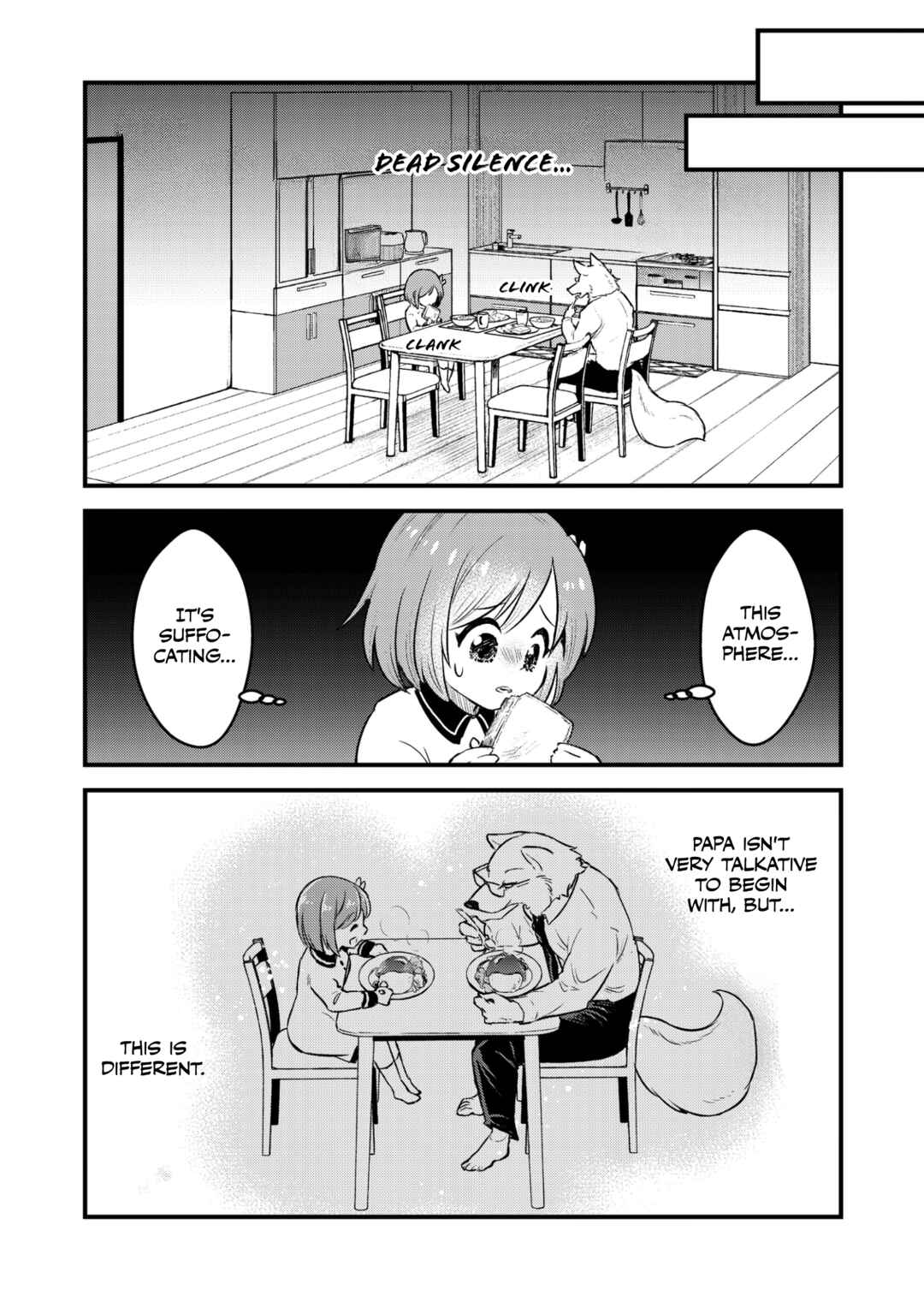 Ookami Papa to Musume-chan Chapter I want to stay with Papa - Page 13