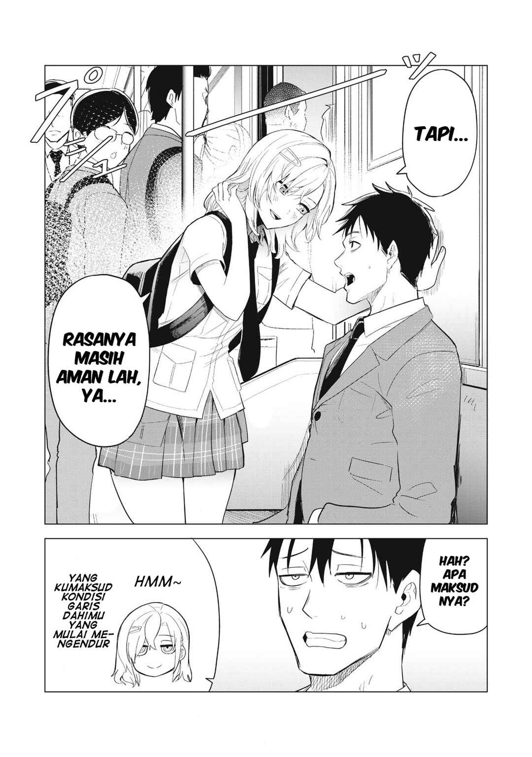 Asa no Tsuukin Densha de, Yatara to Hanashikakete Kuru Joshikousei. Chapter 1 - Page 15