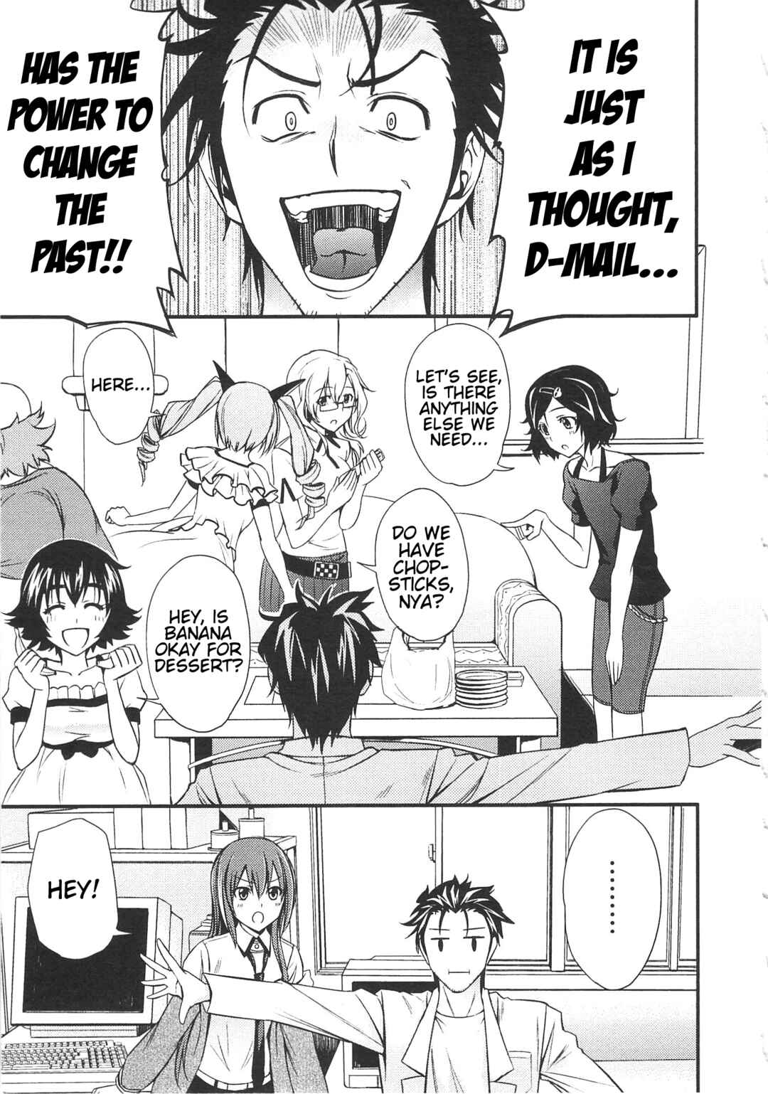 Steins;Gate - Hiyoku Renri + Nyan² Crisis ☆ Chapter 1 - Page 13