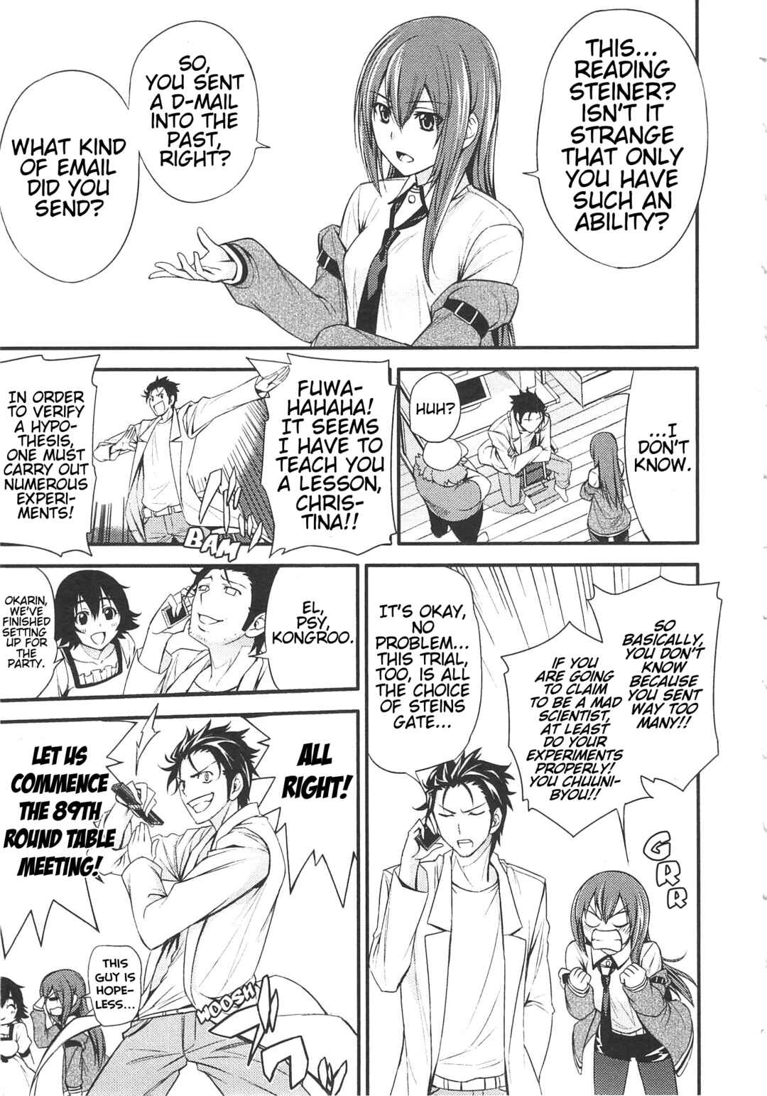 Steins;Gate - Hiyoku Renri + Nyan² Crisis ☆ Chapter 1 - Page 15