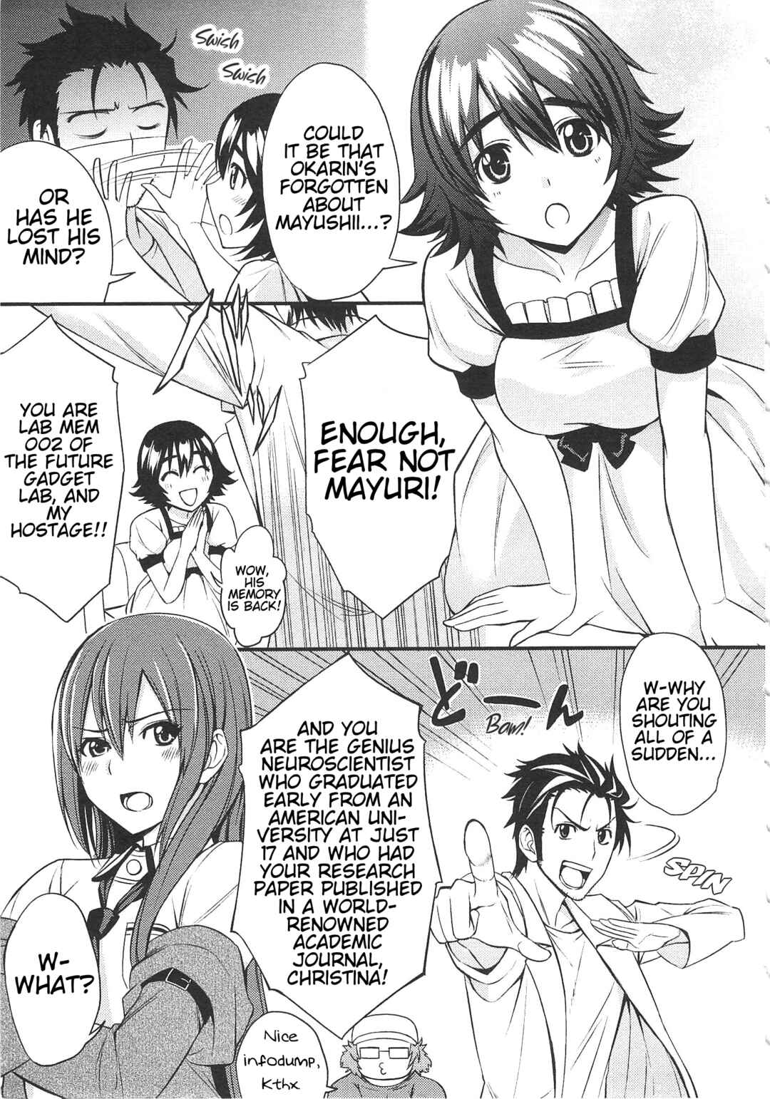 Steins;Gate - Hiyoku Renri + Nyan² Crisis ☆ Chapter 1 - Page 7