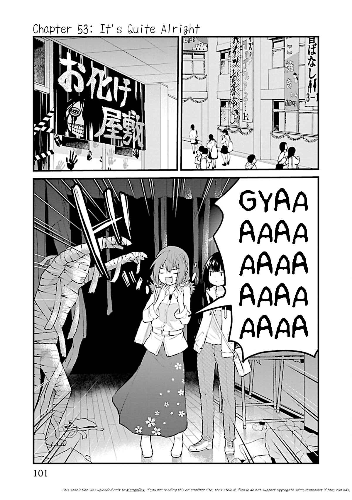 Koe ga dasenai Shoujo wa "Kanojo ga Yasashisugiru" to Omotte iru Chapter 53 - Page 1