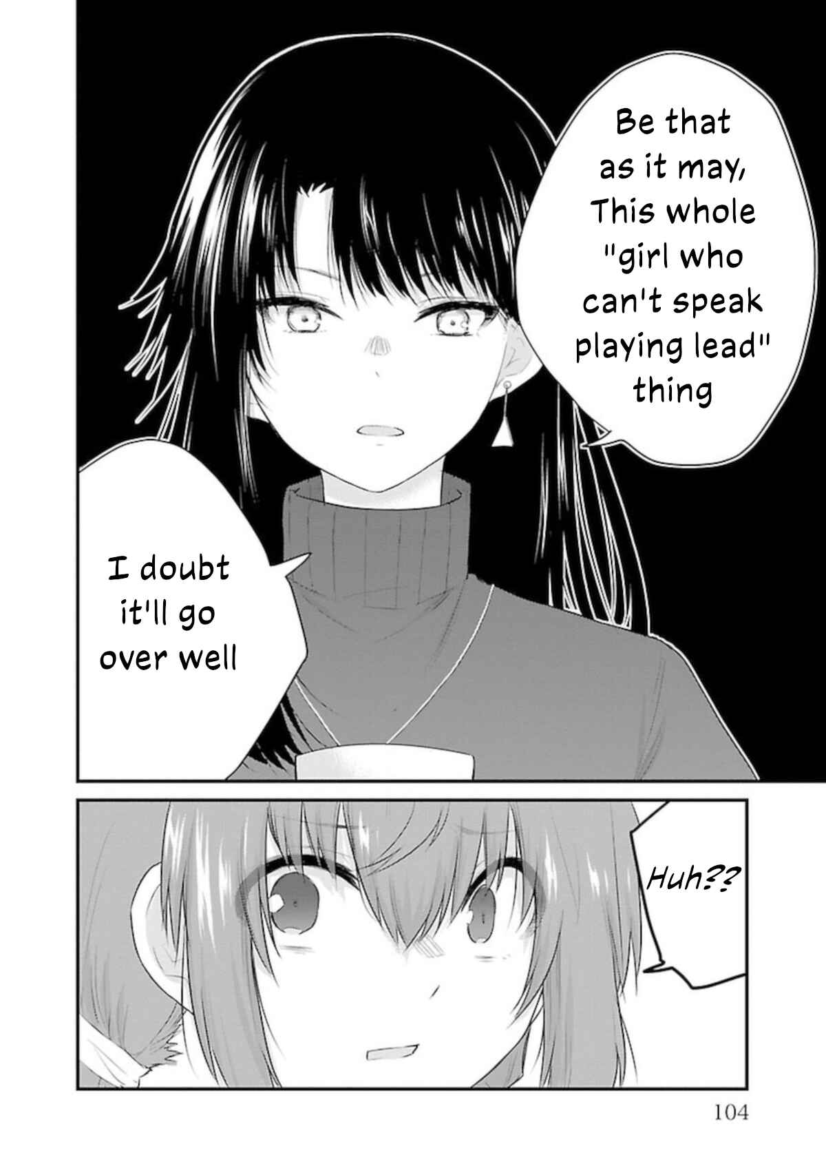 Koe ga dasenai Shoujo wa "Kanojo ga Yasashisugiru" to Omotte iru Chapter 53 - Page 4
