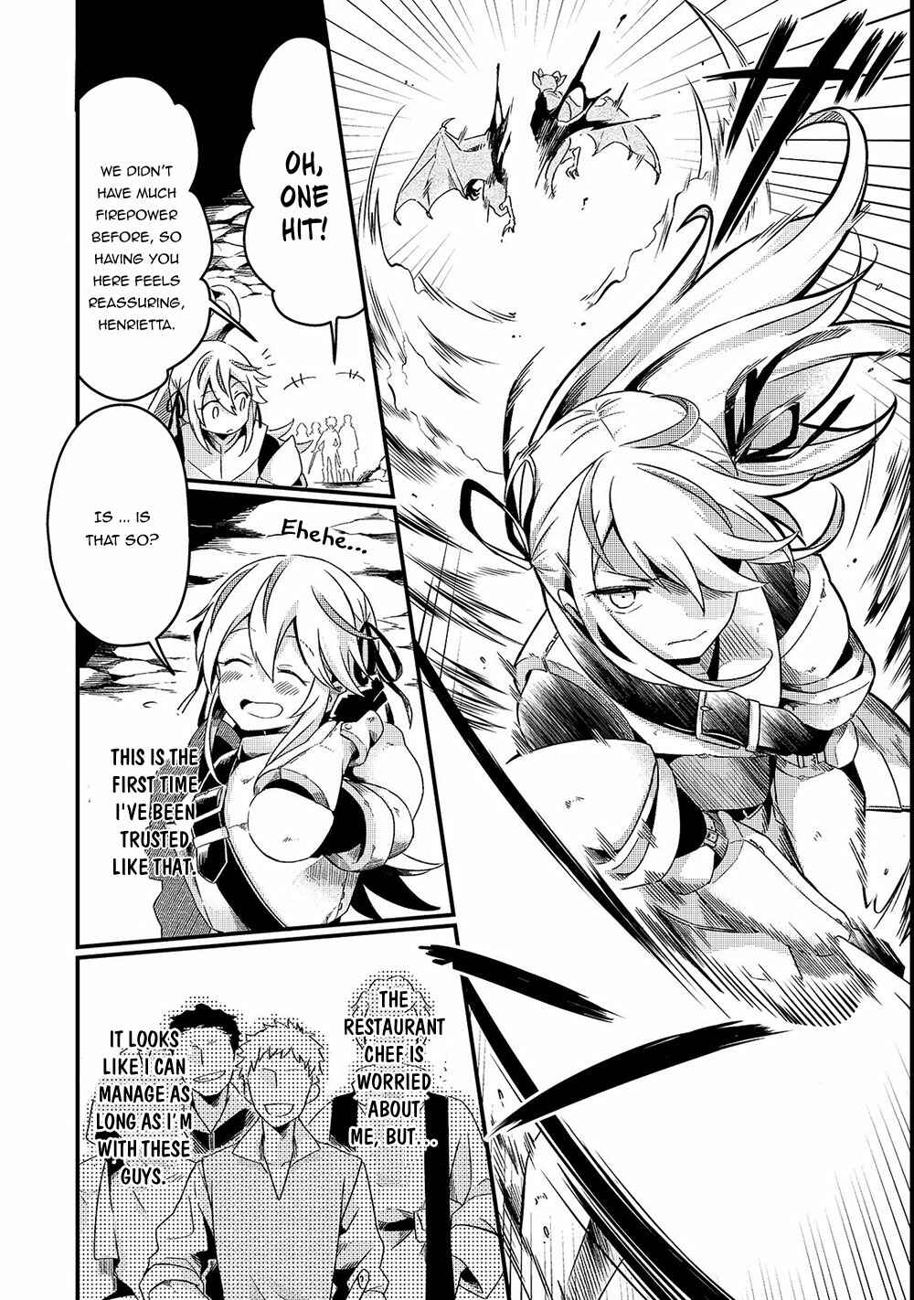 Tsuihousha Shokudou e Youkoso! ~Saikyou Party o Tsuihousareta Ryourinin (Lv. 99) wa, Inaka de Nengan no Boukensha Shokudou o Hirakimasu!~ Chapter 2 - Page 18