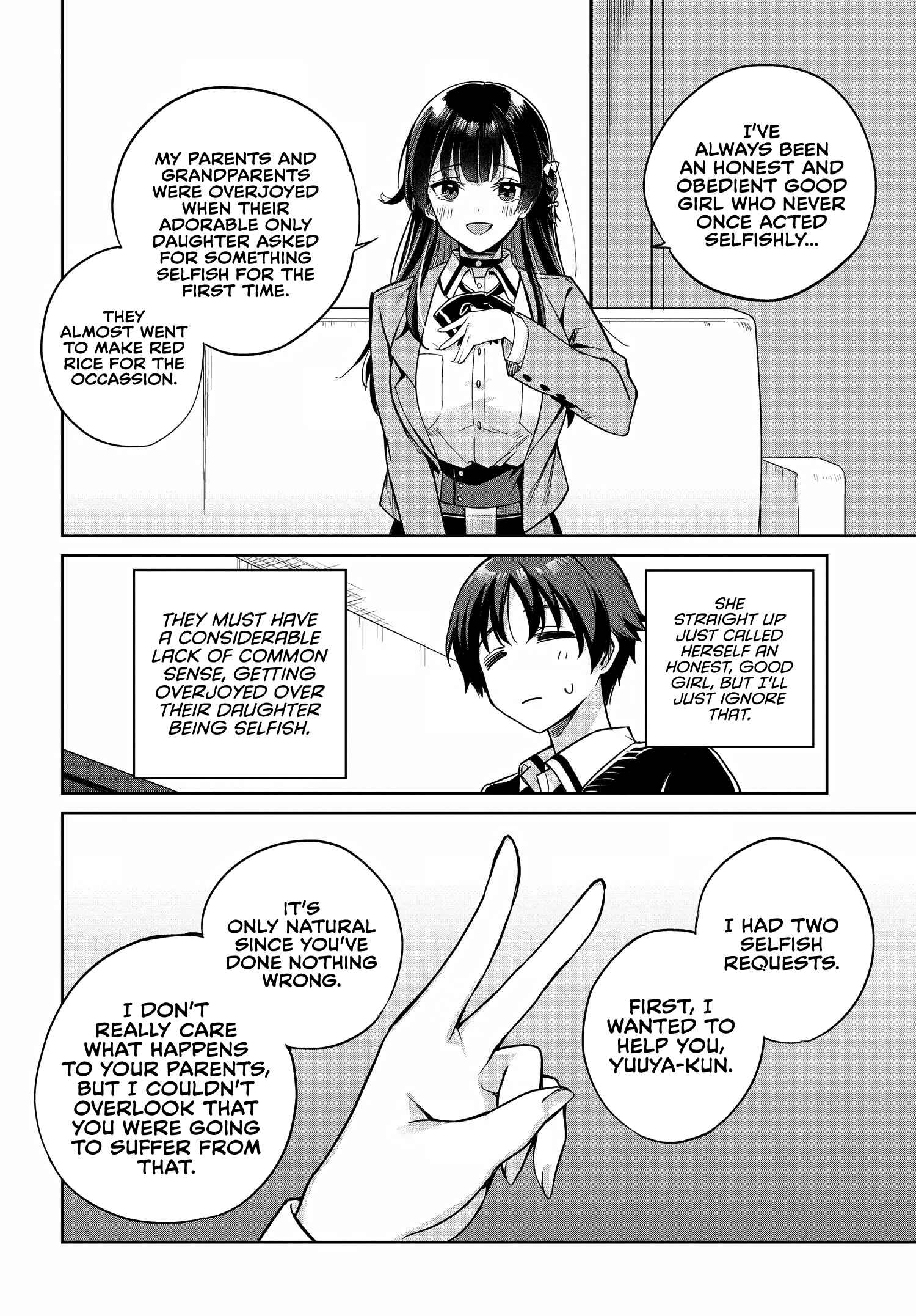 Ryoushin no Shakkin wo Katagawari Shite Morau Jouken wa Nihon Ichi Kawaii Joshikousei to Issho ni Kurasu Koto deshita. Chapter 2 - Page 8