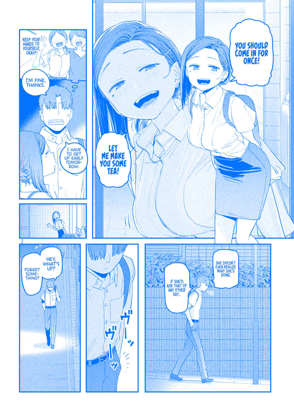 Getsuyoubi no Tawawa (Blue) (Fan Colored) Chapter 55 - Page 2