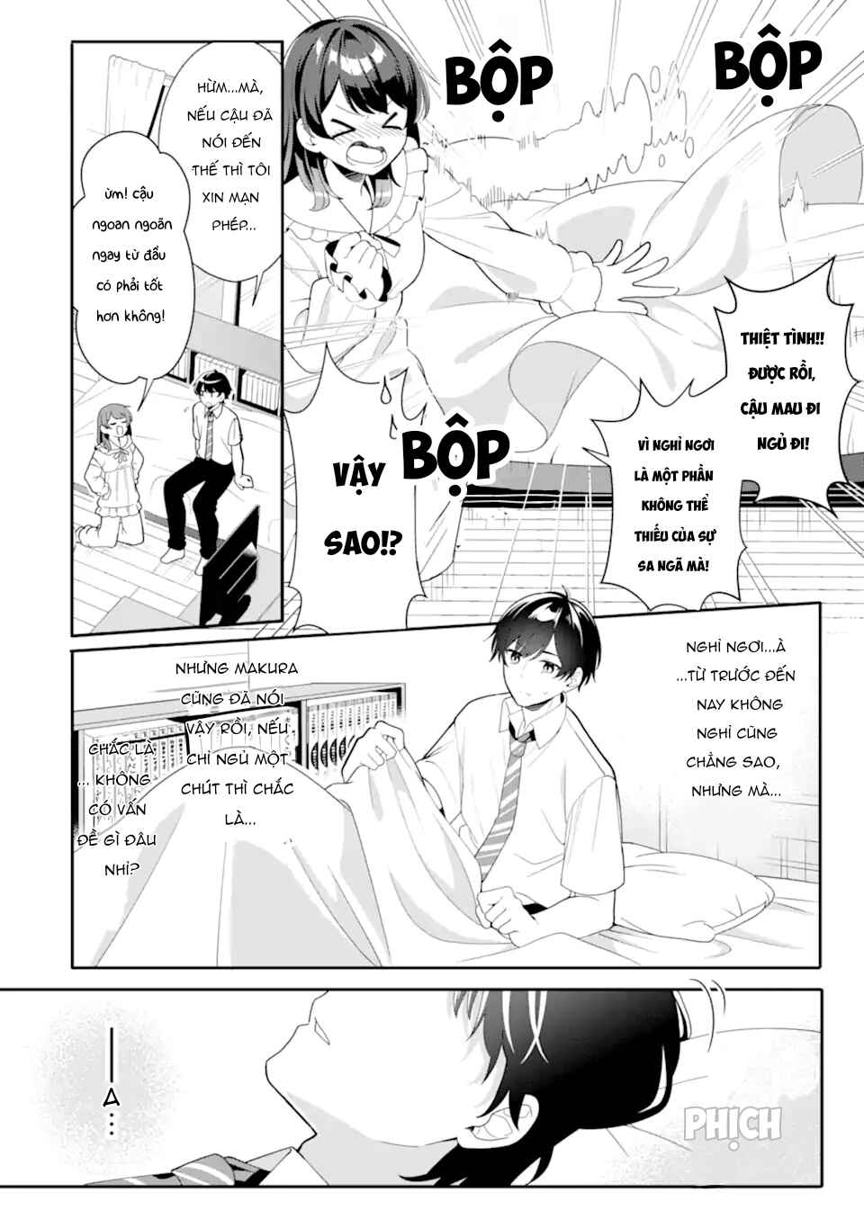Muboubi Kawaii Pajama Sugata no Bishoujo to Heya de Futarikiri Chapter 4.1 - Page 4