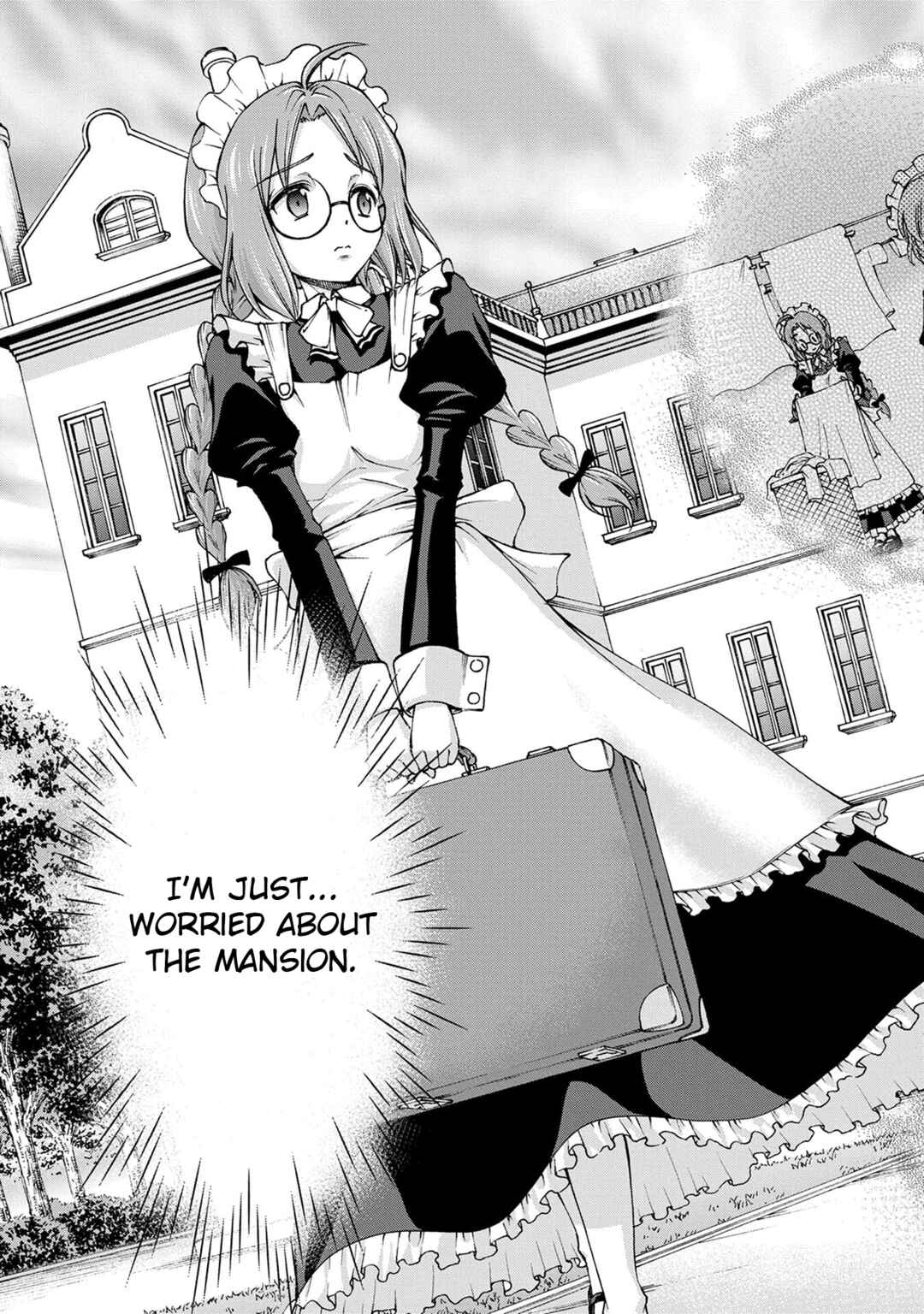 Maid nara Touzen desu. ~Nureginu wo Kiserareta Bannou Maid-san wa Tabi ni Deru Koto ni shimashita.~ Chapter 1 - Page 12