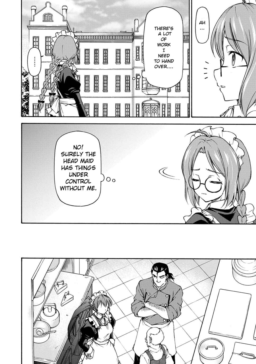 Maid nara Touzen desu. ~Nureginu wo Kiserareta Bannou Maid-san wa Tabi ni Deru Koto ni shimashita.~ Chapter 1 - Page 13