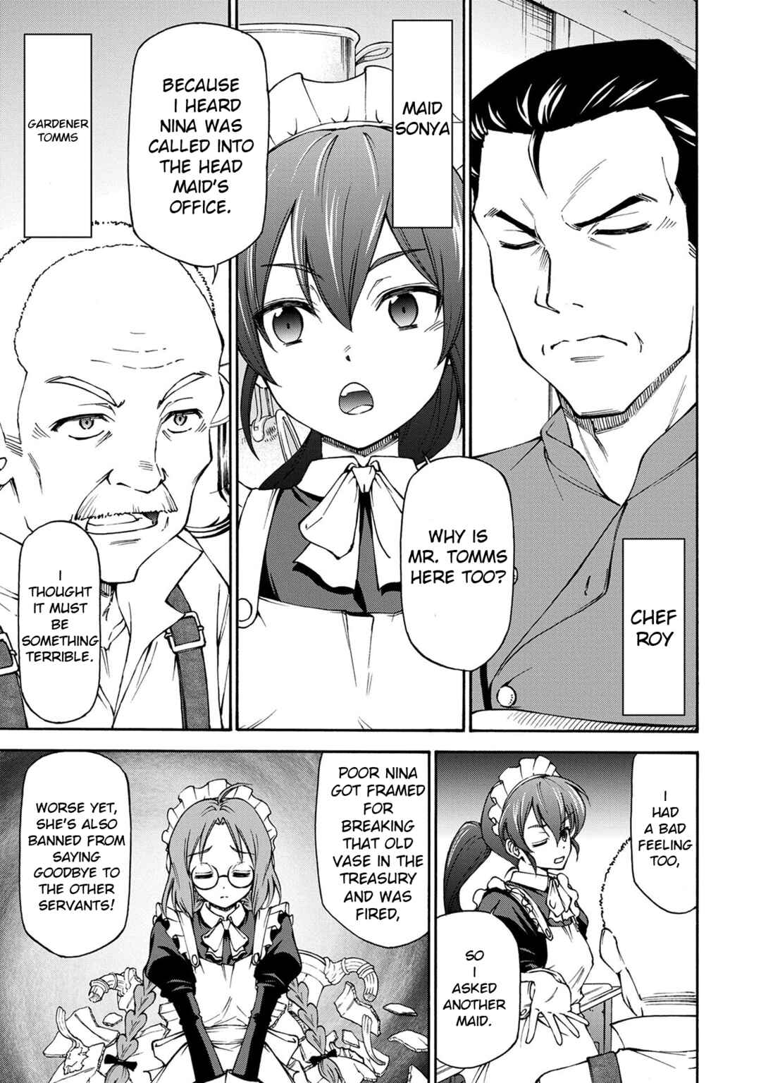 Maid nara Touzen desu. ~Nureginu wo Kiserareta Bannou Maid-san wa Tabi ni Deru Koto ni shimashita.~ Chapter 1 - Page 14