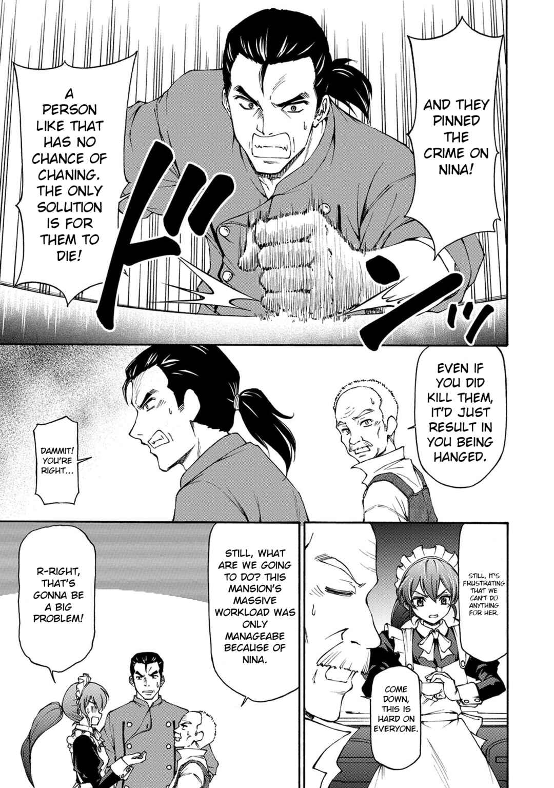Maid nara Touzen desu. ~Nureginu wo Kiserareta Bannou Maid-san wa Tabi ni Deru Koto ni shimashita.~ Chapter 1 - Page 16
