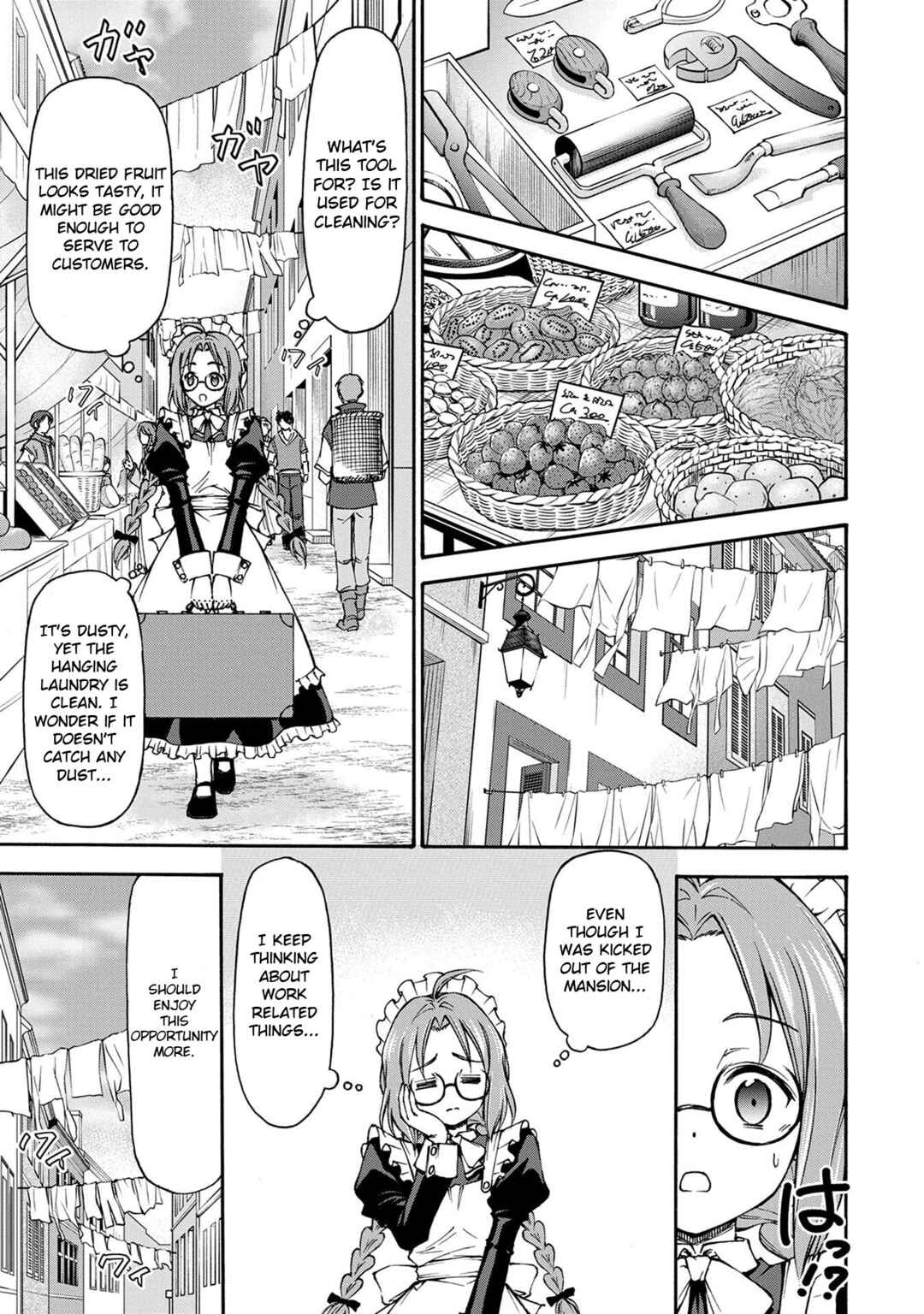 Maid nara Touzen desu. ~Nureginu wo Kiserareta Bannou Maid-san wa Tabi ni Deru Koto ni shimashita.~ Chapter 1 - Page 28