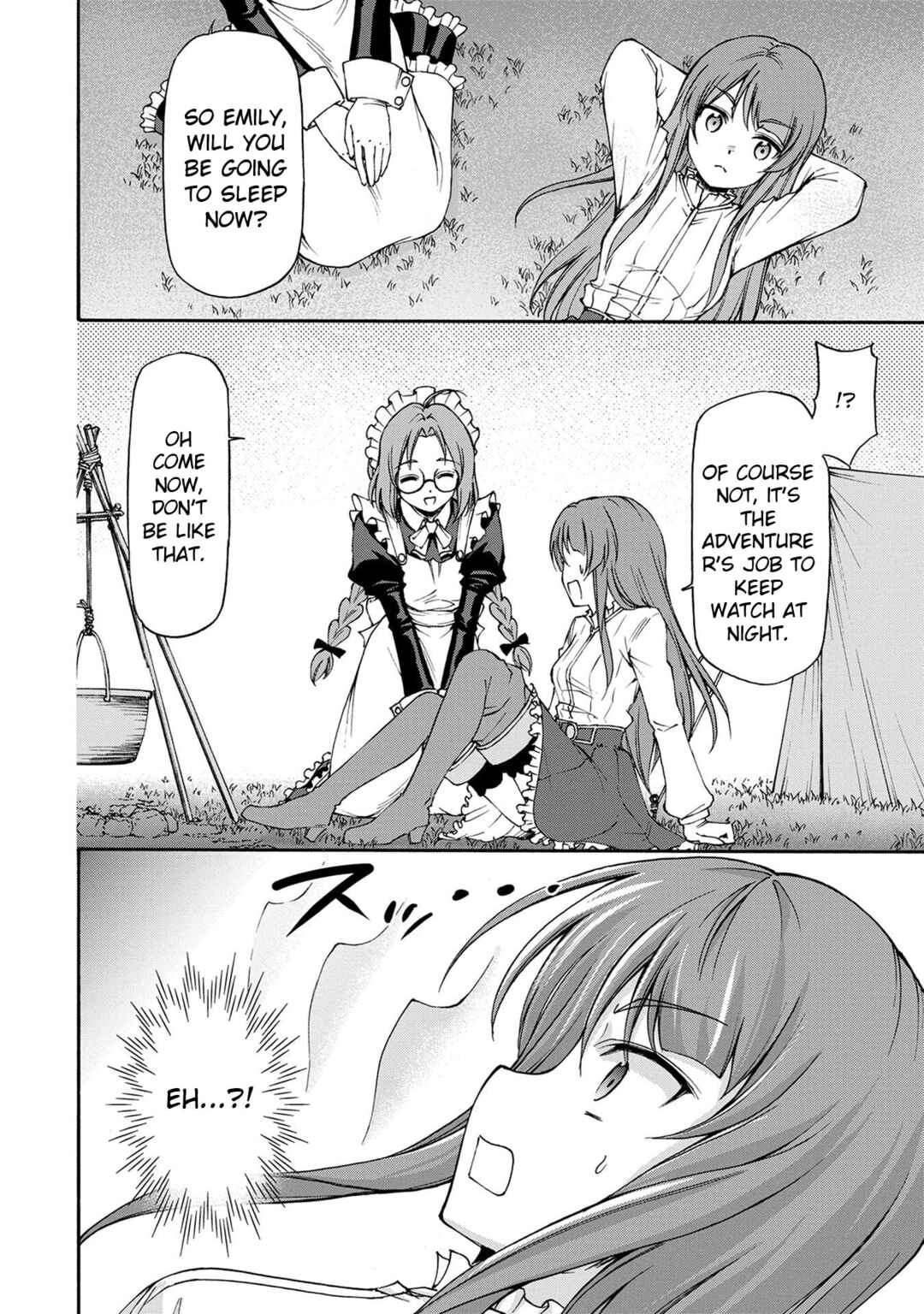 Maid nara Touzen desu. ~Nureginu wo Kiserareta Bannou Maid-san wa Tabi ni Deru Koto ni shimashita.~ Chapter 1 - Page 47