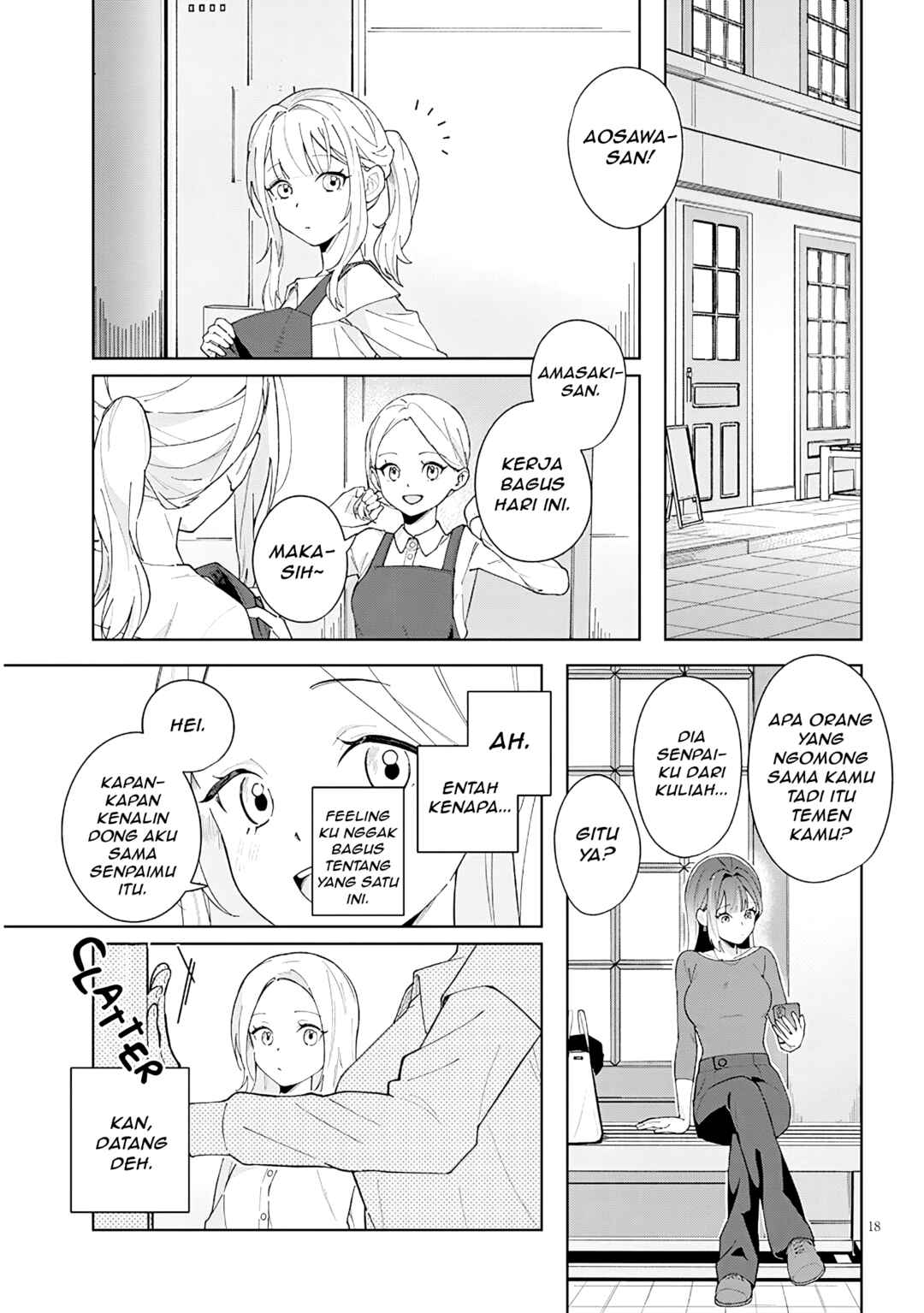 Afternoon Tea wa Ikaga desu ka? Watashi to Kanojo no Fujun de Ichizu na Futarigurashi Chapter 1 - Page 18