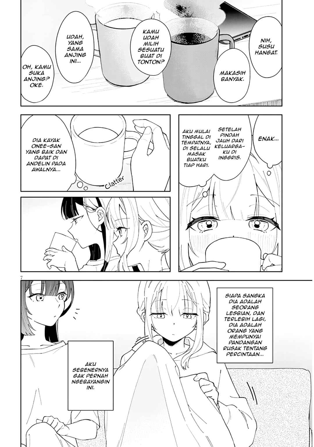 Afternoon Tea wa Ikaga desu ka? Watashi to Kanojo no Fujun de Ichizu na Futarigurashi Chapter 1 - Page 7
