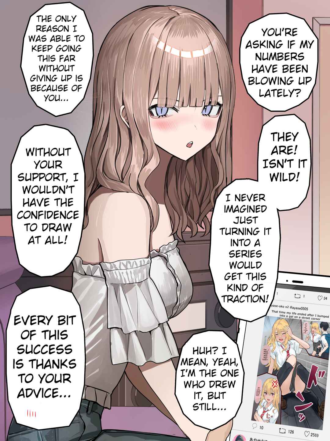 Jojoni Deremi ga Mashiteku Tsundere Gyaru Chapter 27 - Page 1