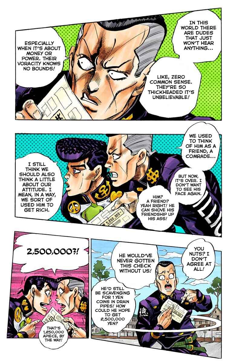 JoJo no Kimyou na Bouken: Part 4 - Diamond wa Kudakenai Color-ban Chapter 74 - Page 8