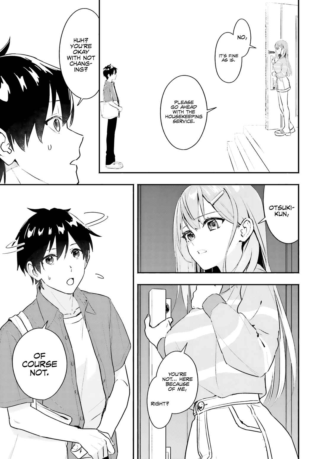 Kaji Daikou no Arubaito wo Hajimetara Gakuen Ichi no Bishoujo no Kazoku ni Kiniirarechaimashita. Chapter 1 - Page 23