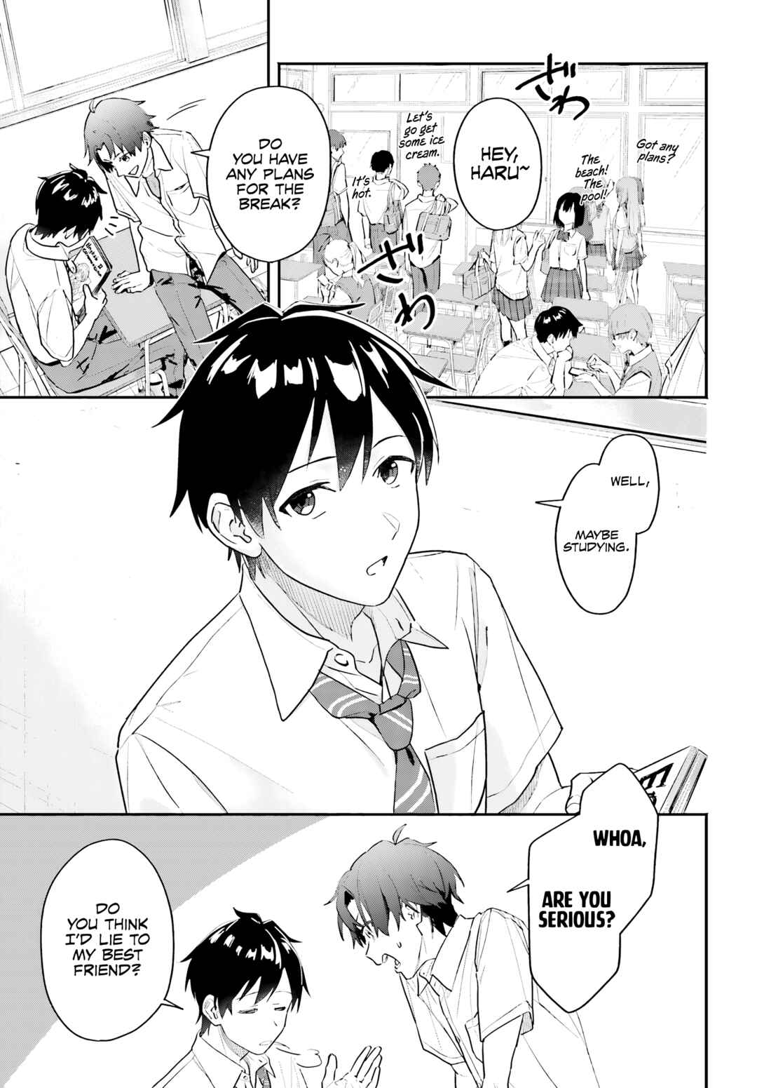 Kaji Daikou no Arubaito wo Hajimetara Gakuen Ichi no Bishoujo no Kazoku ni Kiniirarechaimashita. Chapter 1 - Page 3
