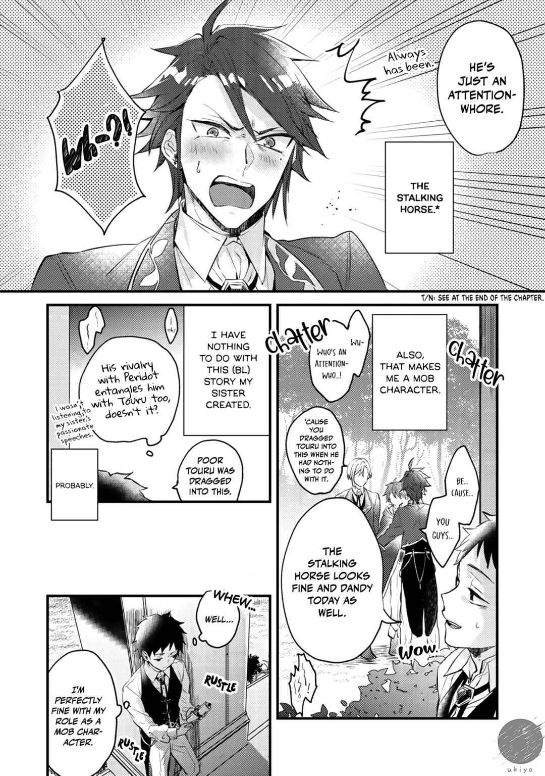 Ω ni dake wa Naritakunai!!: Isekai Tensei Shitara Ane no BL Manga no Naka deshita Chapter 2 - Page 14