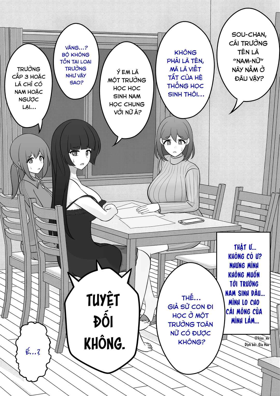 Danjo-hi 1:39 no Heikou Sekai wa Omoi no Hoka Futsuu Chapter 31 - Page 1