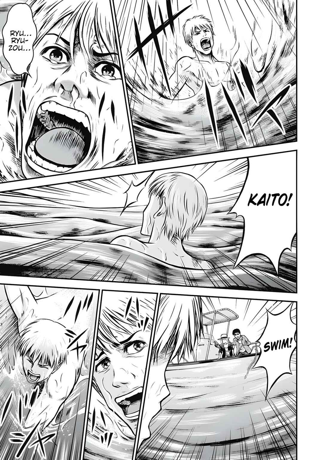 Sangeki Kaiiki: Shark Panic Chapter 1 - Page 38