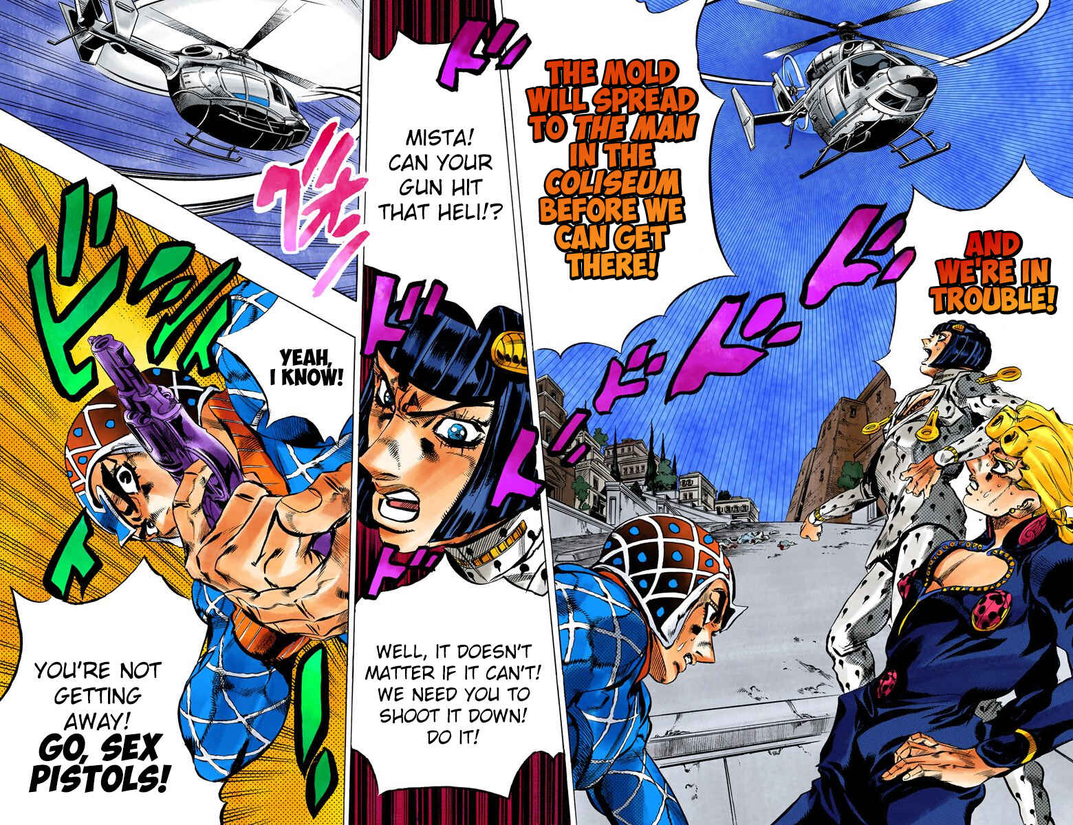 JoJo no Kimyou na Bouken: Part 5 - Ougon no Kaze Color-ban Chapter 119 - Page 10