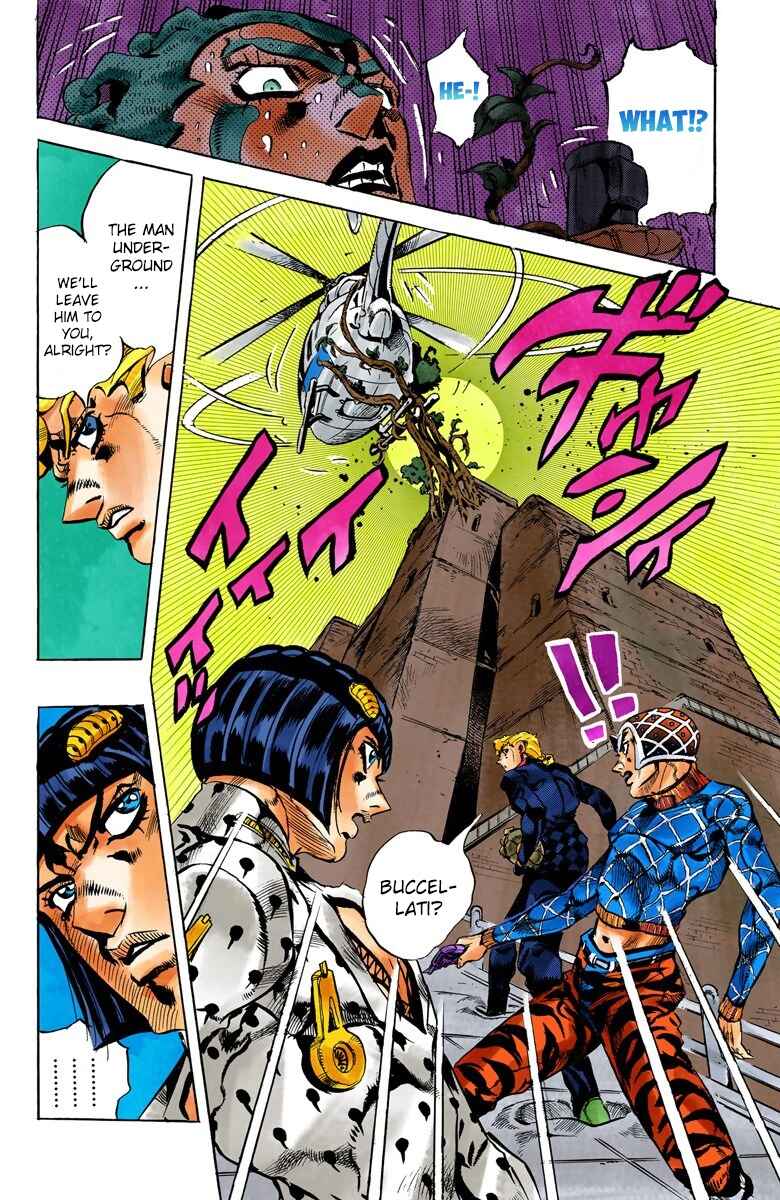 JoJo no Kimyou na Bouken: Part 5 - Ougon no Kaze Color-ban Chapter 119 - Page 17
