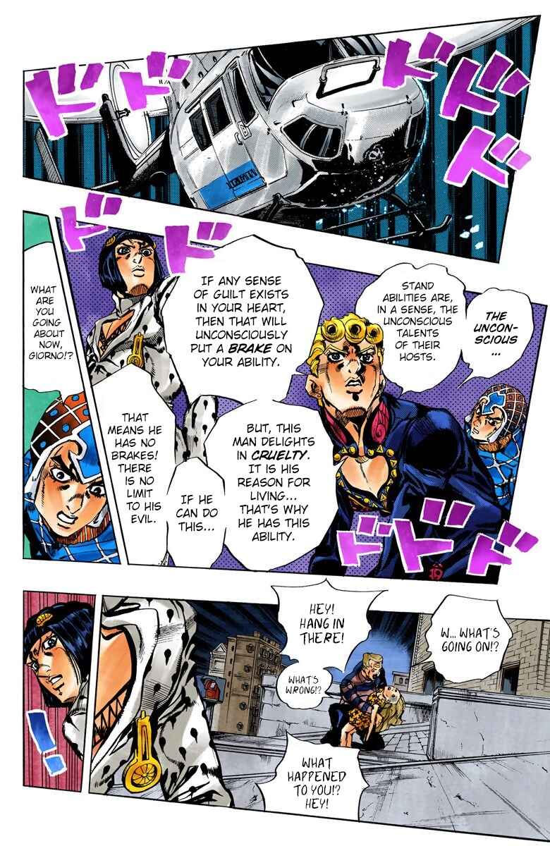 JoJo no Kimyou na Bouken: Part 5 - Ougon no Kaze Color-ban Chapter 119 - Page 6