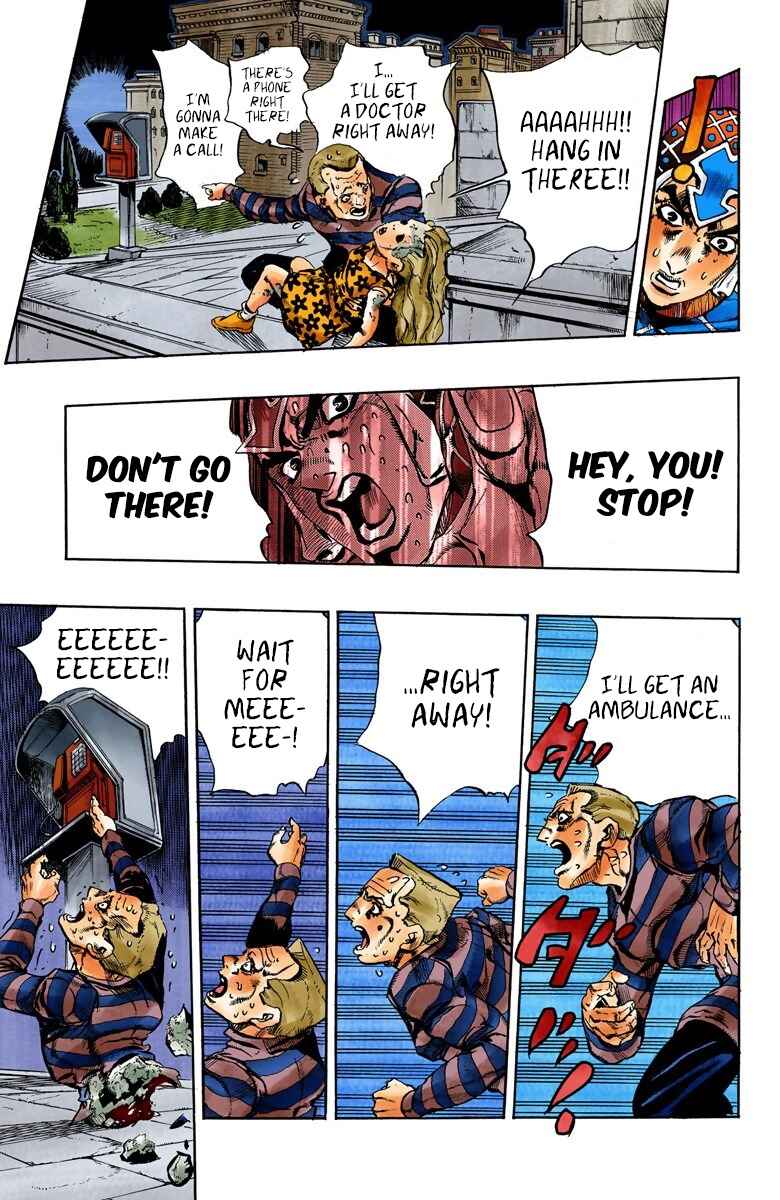 JoJo no Kimyou na Bouken: Part 5 - Ougon no Kaze Color-ban Chapter 119 - Page 7