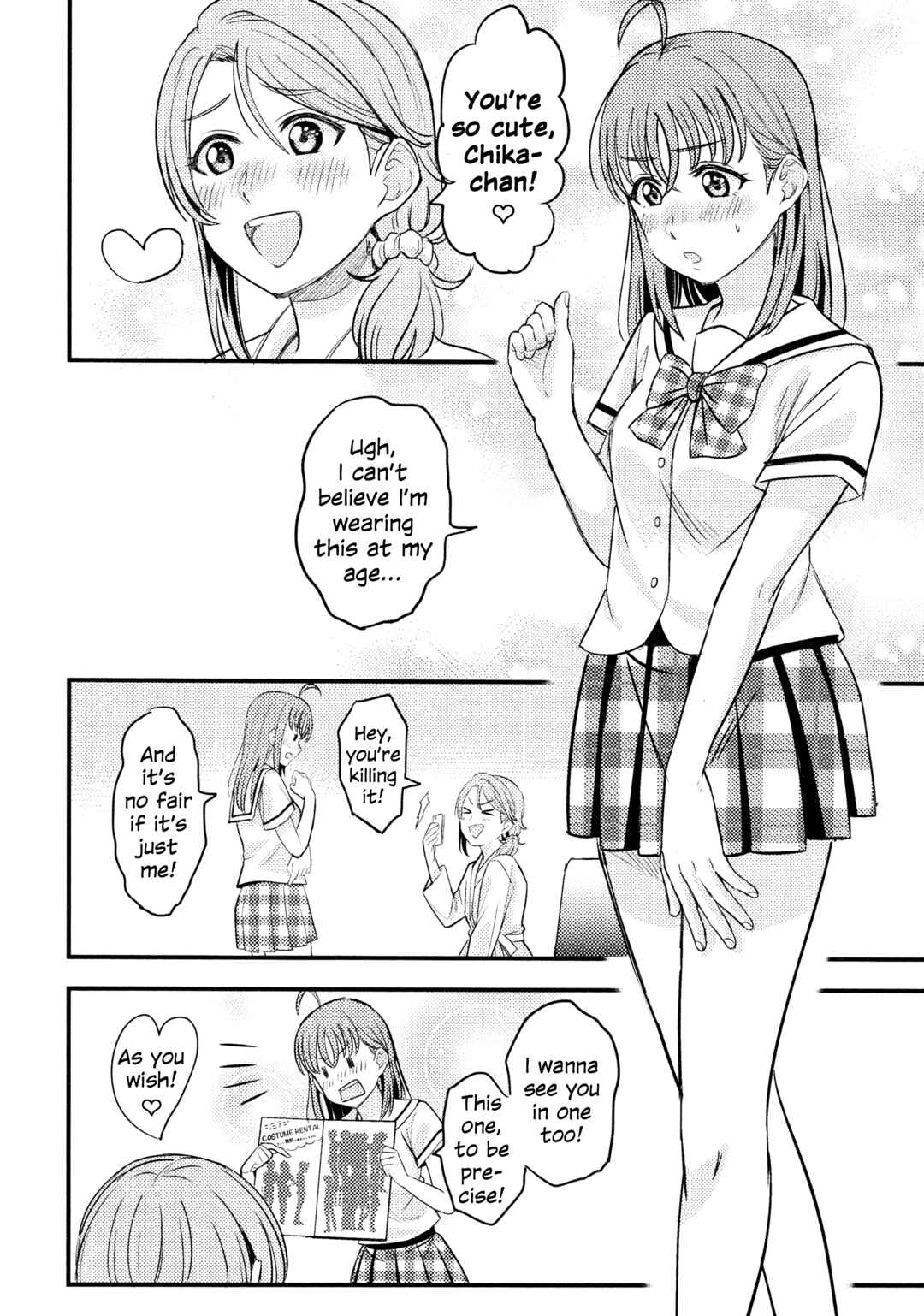 Love Live! Sunshine!! - A Love-Tinted Aquamarine (Doujinshi) Chapter 7 - Page 10