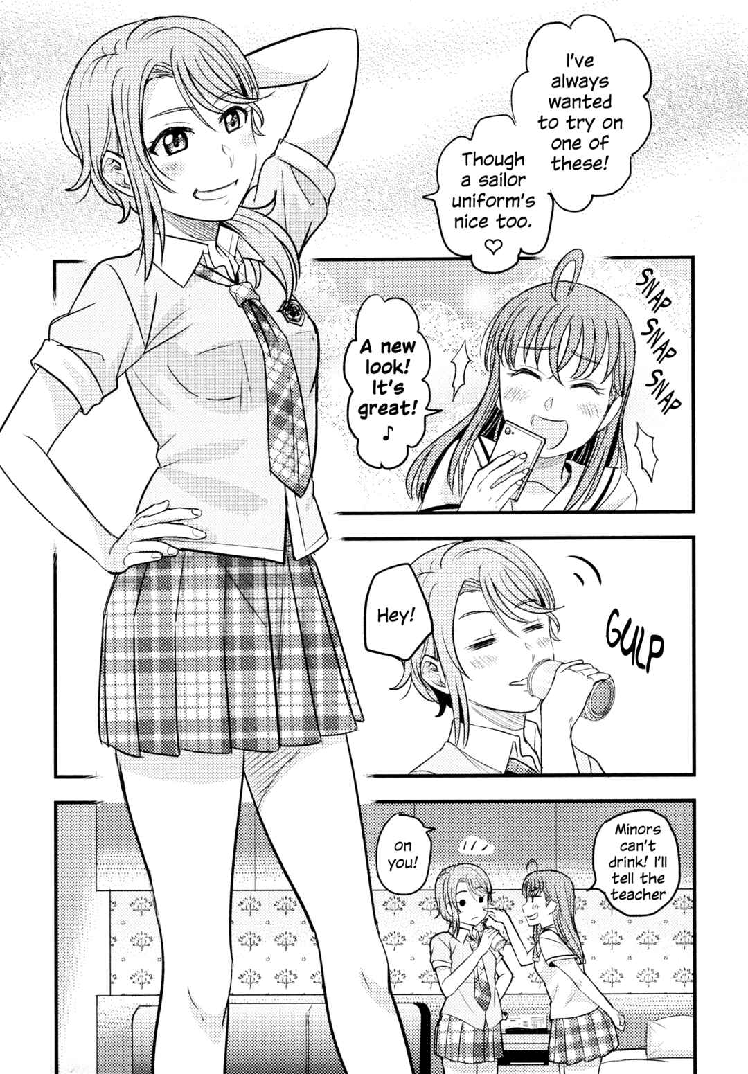 Love Live! Sunshine!! - A Love-Tinted Aquamarine (Doujinshi) Chapter 7 - Page 11