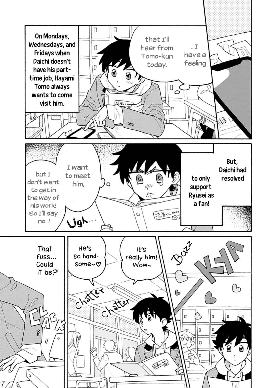 Koisuru Idol Ryusei-kun wa Kujikenai! Chapter 3 - Page 8