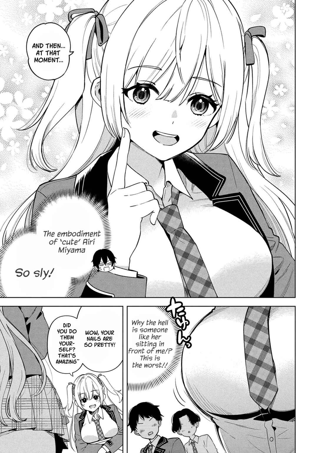 Inkya no Ore ga Sekigae de S-kyuu Bishoujo ni Kakomaretara Himitsu no Kankei ga Hajimatta. Chapter 1 - Page 12