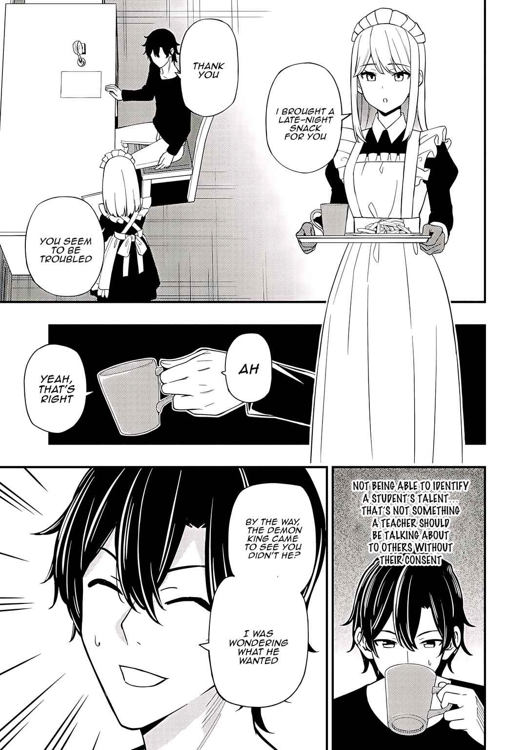 Maou Reijou no Kyouiku Gakari ~Yuusha Gakuin wo Tsuihou Sareta Heimin Kyoushi wa Maou no Musume-Tachi no Katei Kyoushi to Naru~ Chapter 19 - Page 21