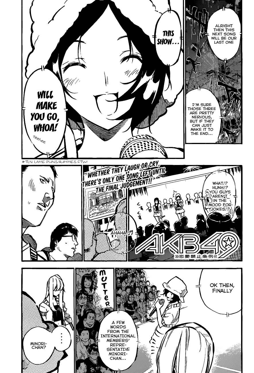 AKB49: Ren'ai Kinshi Jourei Chapter 136 - Page 2