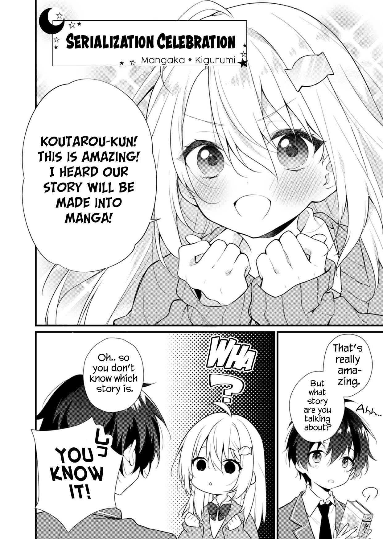 Shimotsuki-san wa Mobu ga Suki: Hitomishiri na Kanojo wa Ore ni Dake Dere Amai Chapter 1.5 - Page 1