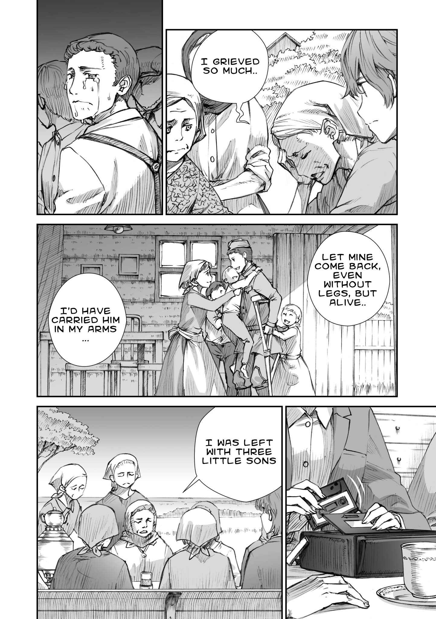 Sensou wa Onna no Kao wo Shiteinai Chapter 12.2 - Page 12
