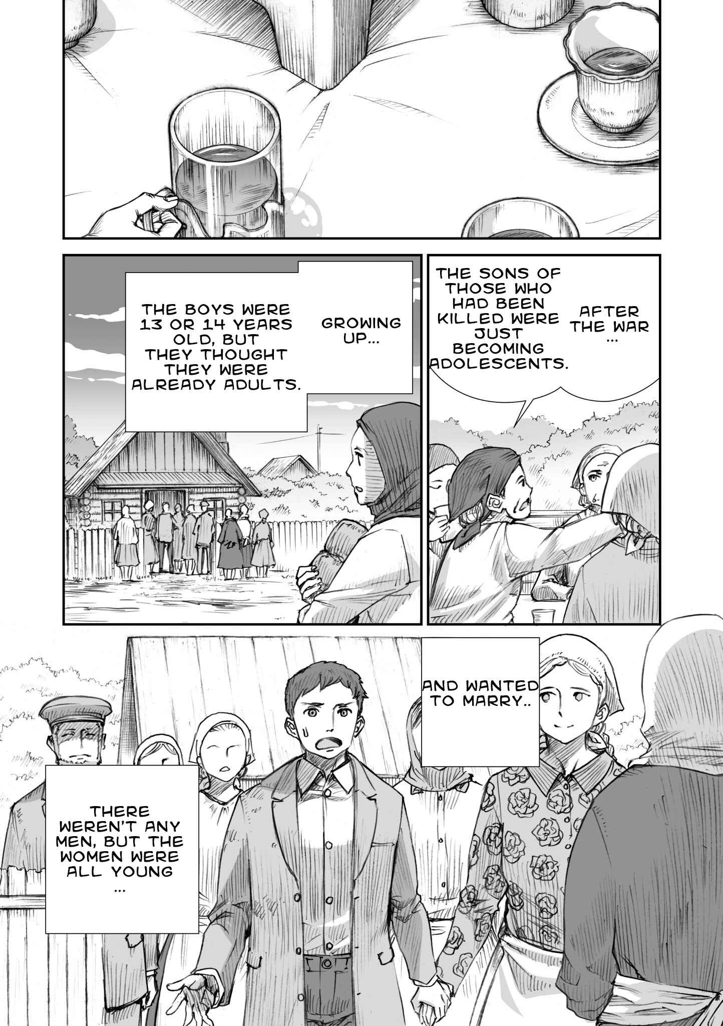 Sensou wa Onna no Kao wo Shiteinai Chapter 12.2 - Page 15