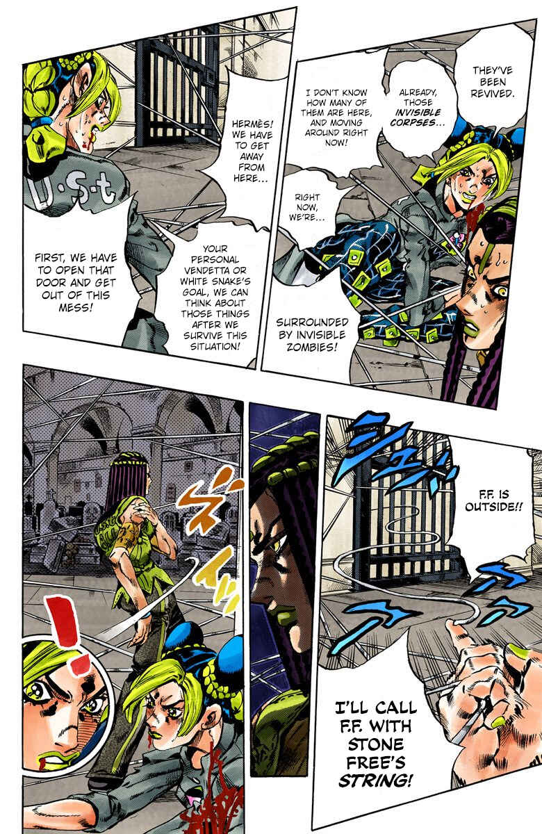 JoJo no Kimyou na Bouken: Part 6 - Stone Ocean Color-ban Chapter 56 - Page 12