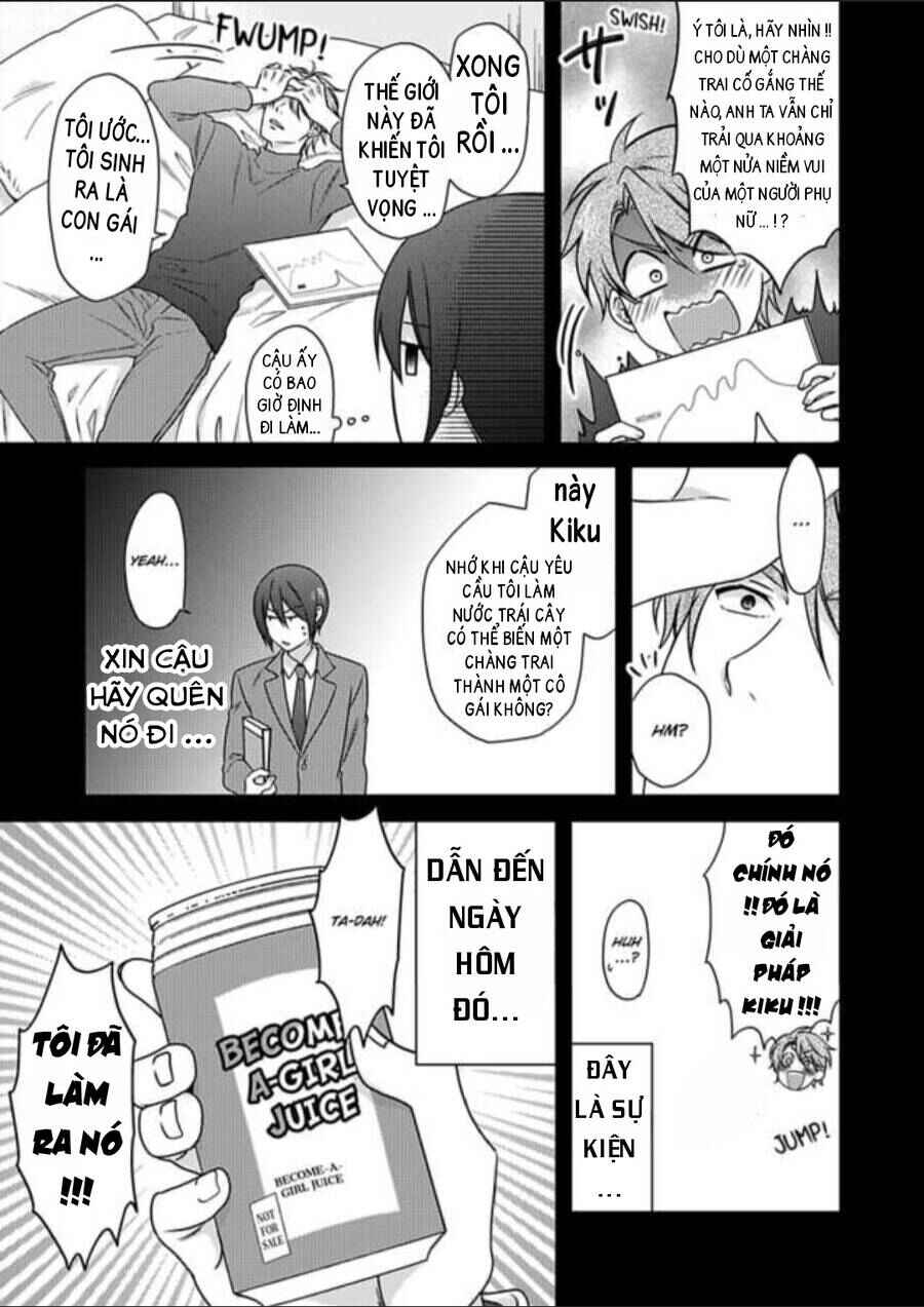 Nyotaika Yankee Gakuen ☆ Ore no Hajimete, Nerawaretemasu. Chapter 34 - Page 14