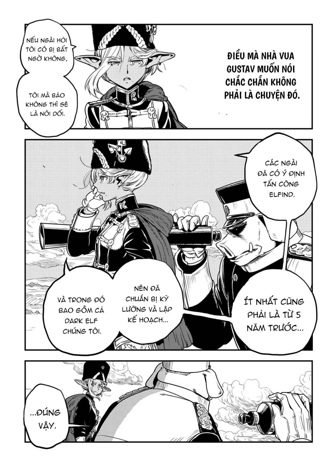 Orcsen Oukokushi ~Yaban na Orc no Kuni wa, Ikanishite Heiwa na Elf no Kuni wo Yakiharau ni Itatta ka~ Chapter 3 - Page 47