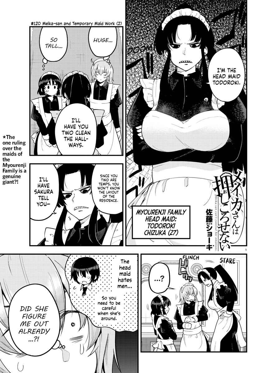 Meika-san wa Oshikorosenai Chapter 120 - Page 1