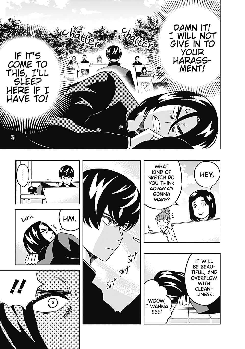 Keppeki Danshi! Aoyama-kun Chapter 30 - Page 13