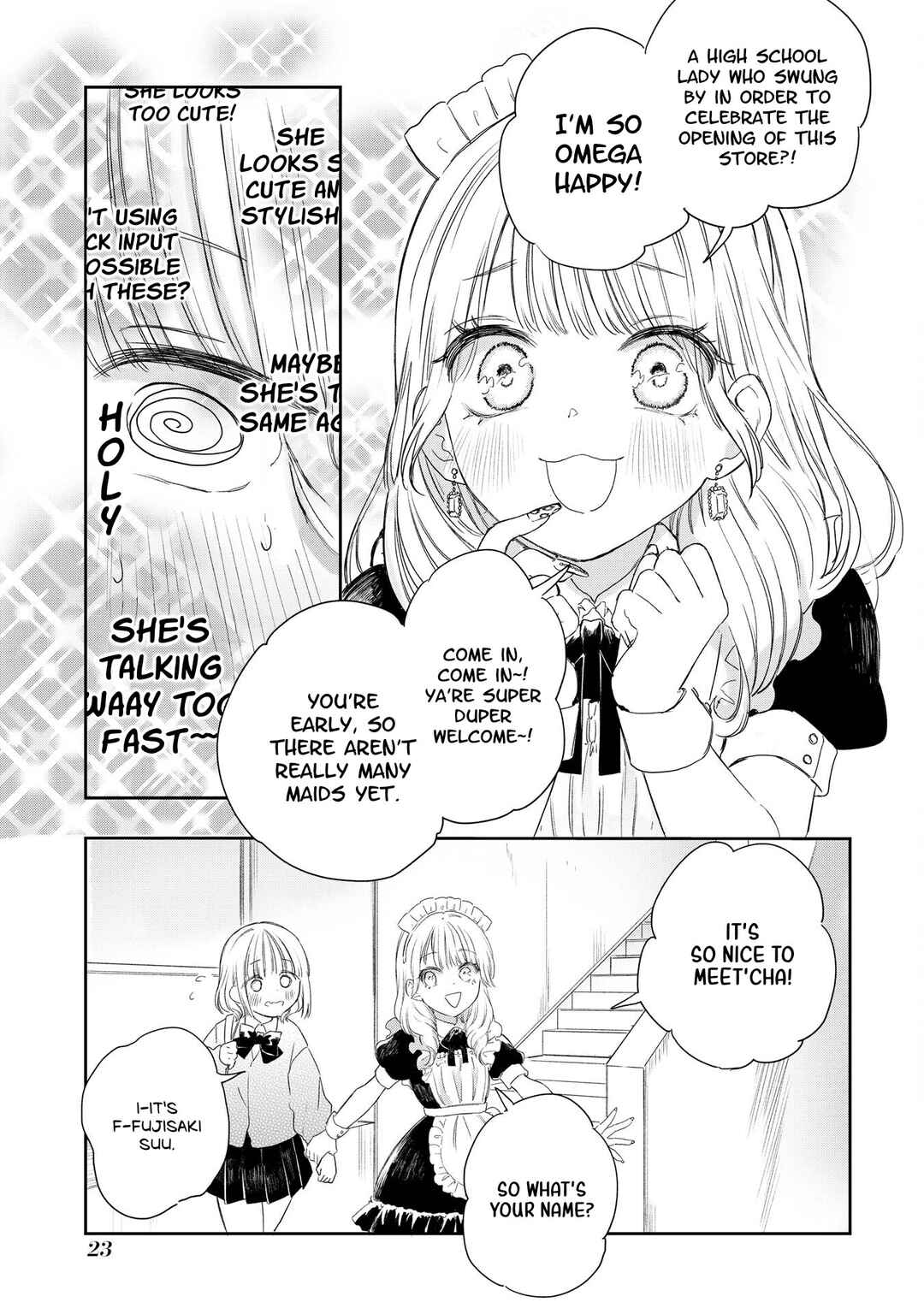Akogare no Maid-san wa Tabako ga Niau Chapter 1 - Page 8