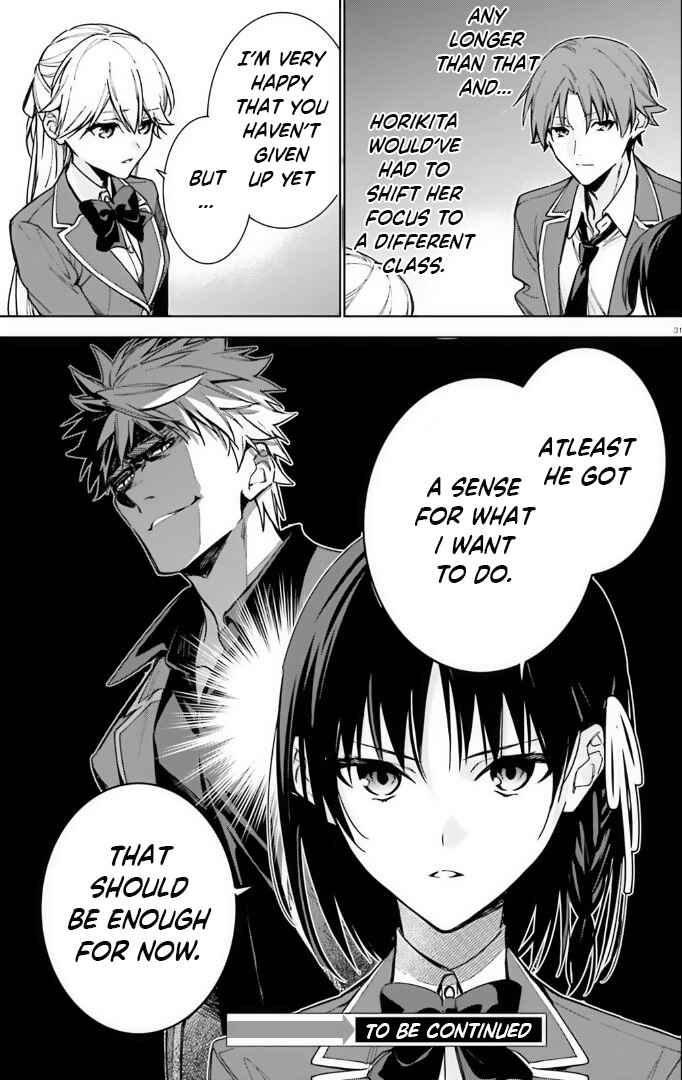 Youkoso Jitsuryoku Shijou Shugi no Kyoushitsu e: 2-nensei-hen Chapter 9 - Page 31