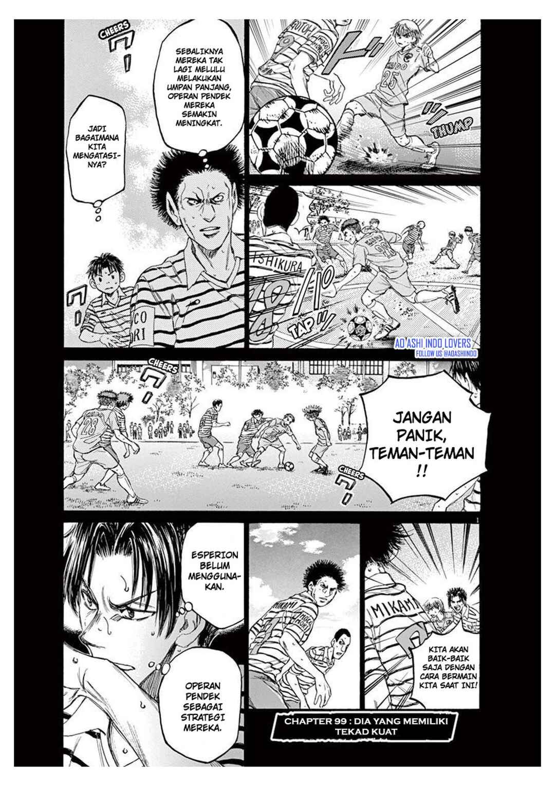 Ao Ashi Chapter 99 - Page 1