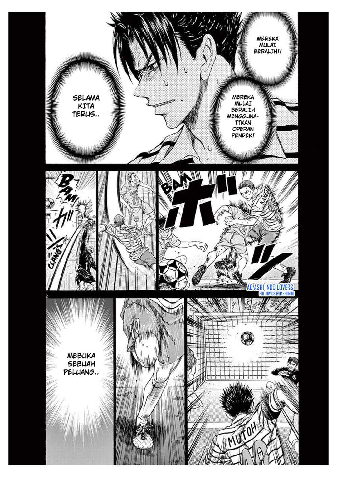 Ao Ashi Chapter 99 - Page 2
