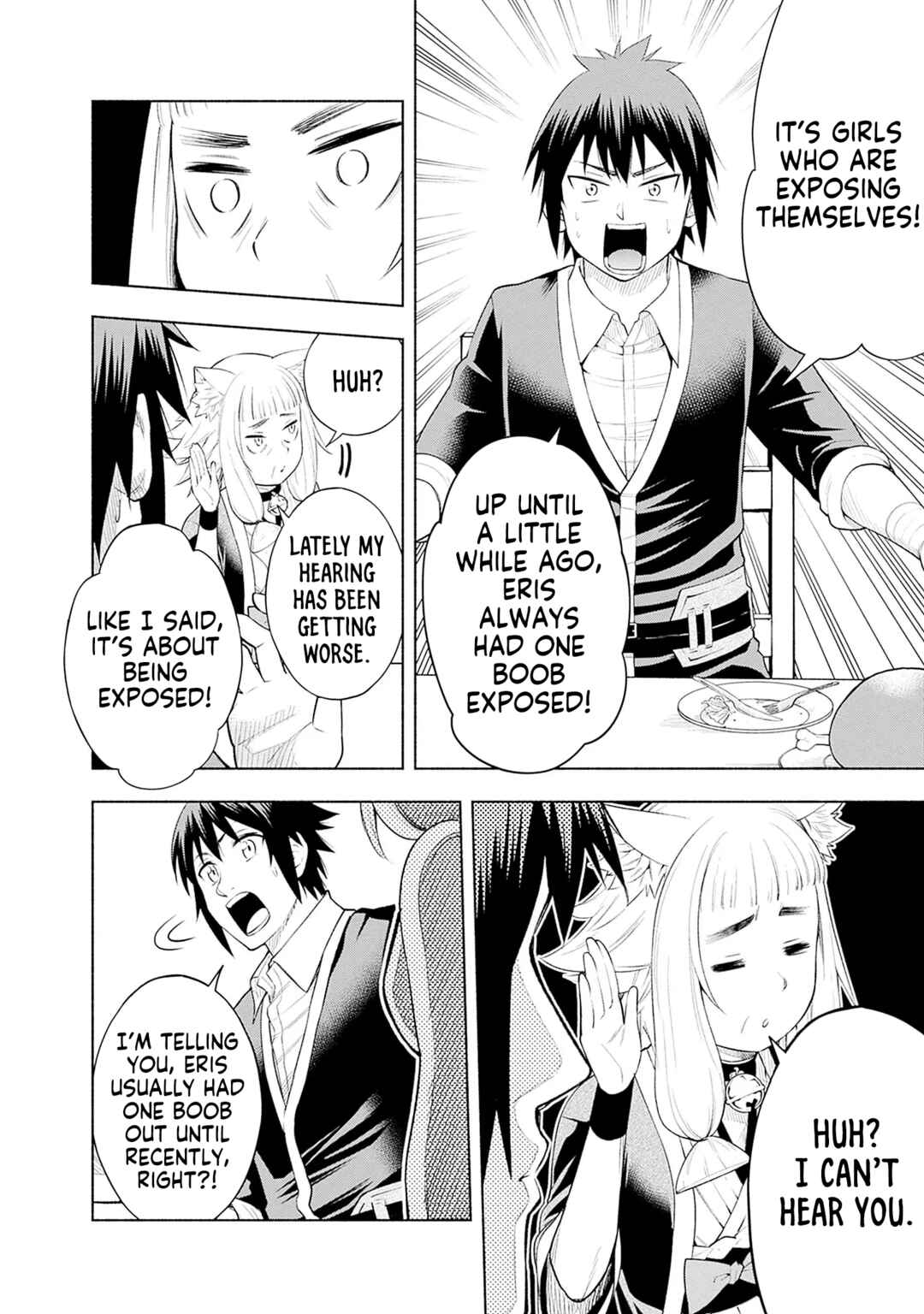Eroge no Sekai de Slow Life ~Issho ni Isekai Teni shitekita Yarisaa no Daigakusei-tachi ni Tsuihou sareta node, Henkyou de Muteki ni Natte Shin no Heroine-tachi to Yoroshiku Yarimasu~ Chapter 6 - Page 10